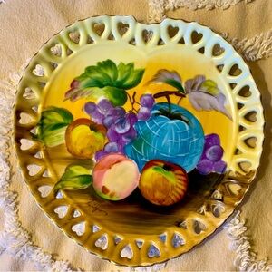 Vintage Marco Hand Painted Plate Signed By Artist Excellent Condition